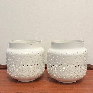 IKEA White Lantern Set